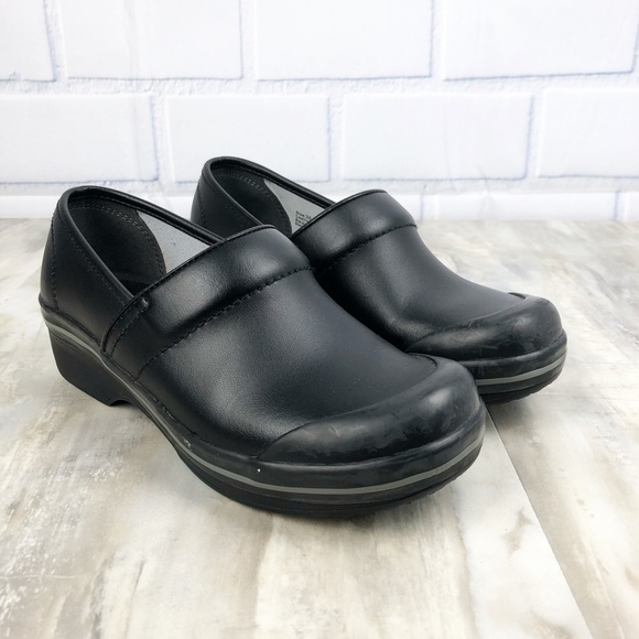 black leather clogs for sale